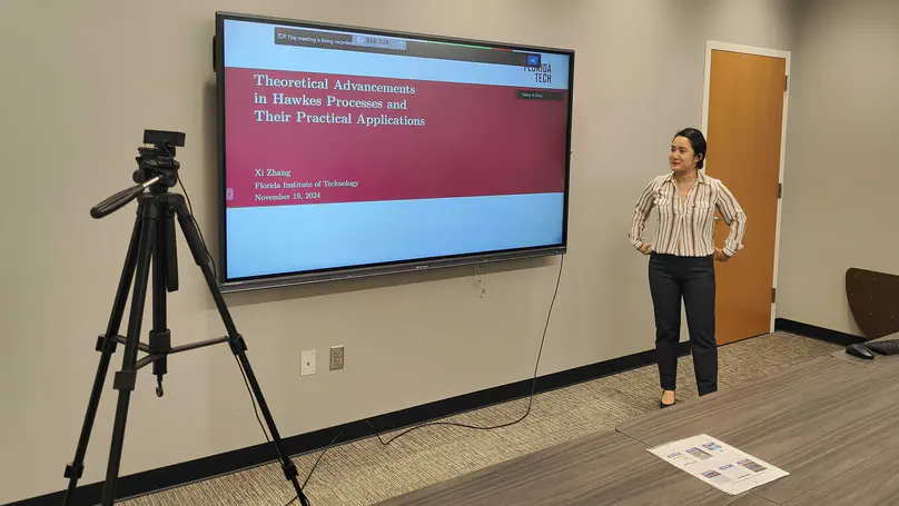 Congratulations to Dr. Xi Zhang!